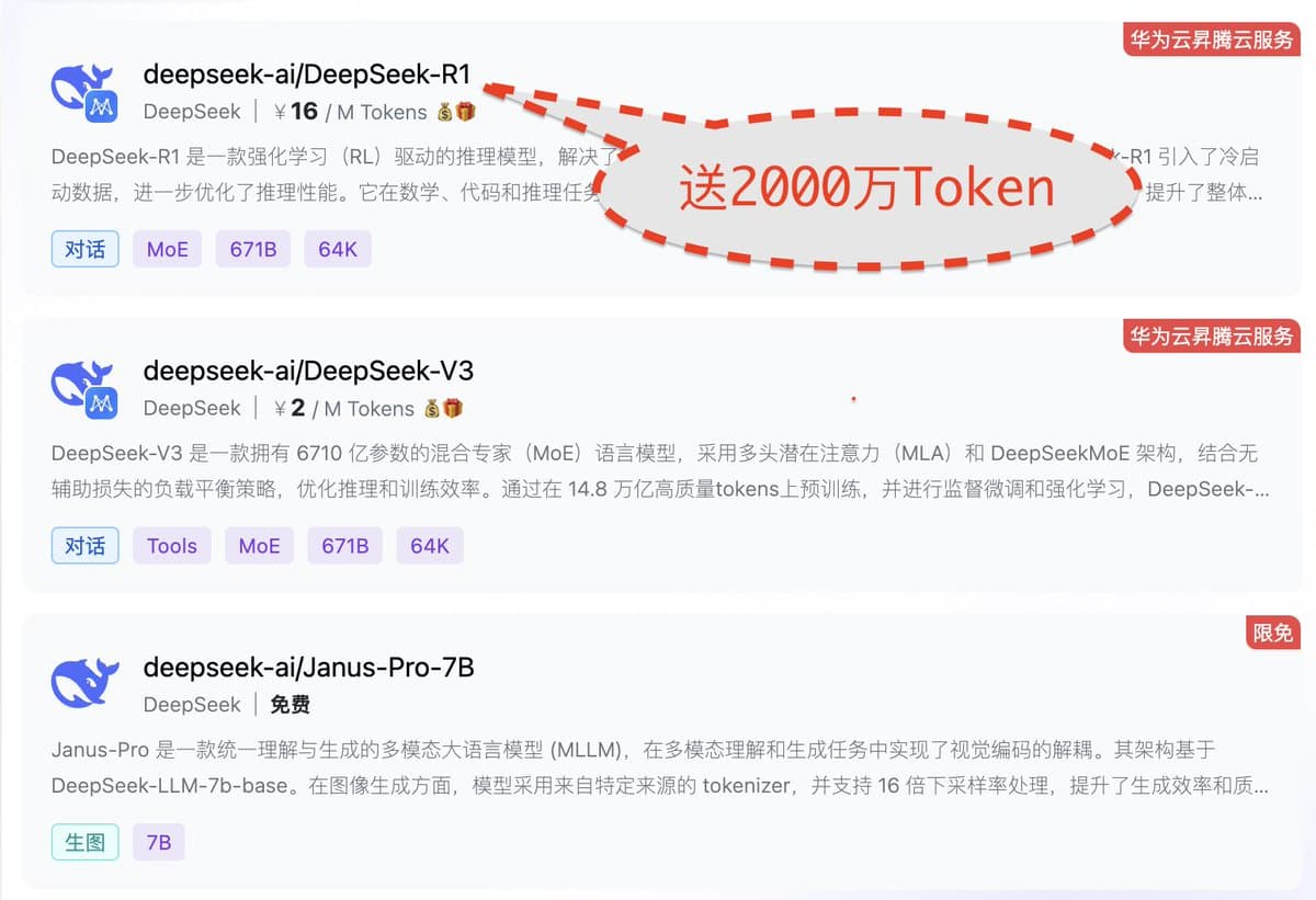 DeepSeek on SiliconFlow