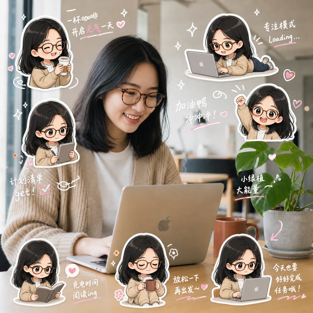 Chibi Mini Me Scrapbook 示例