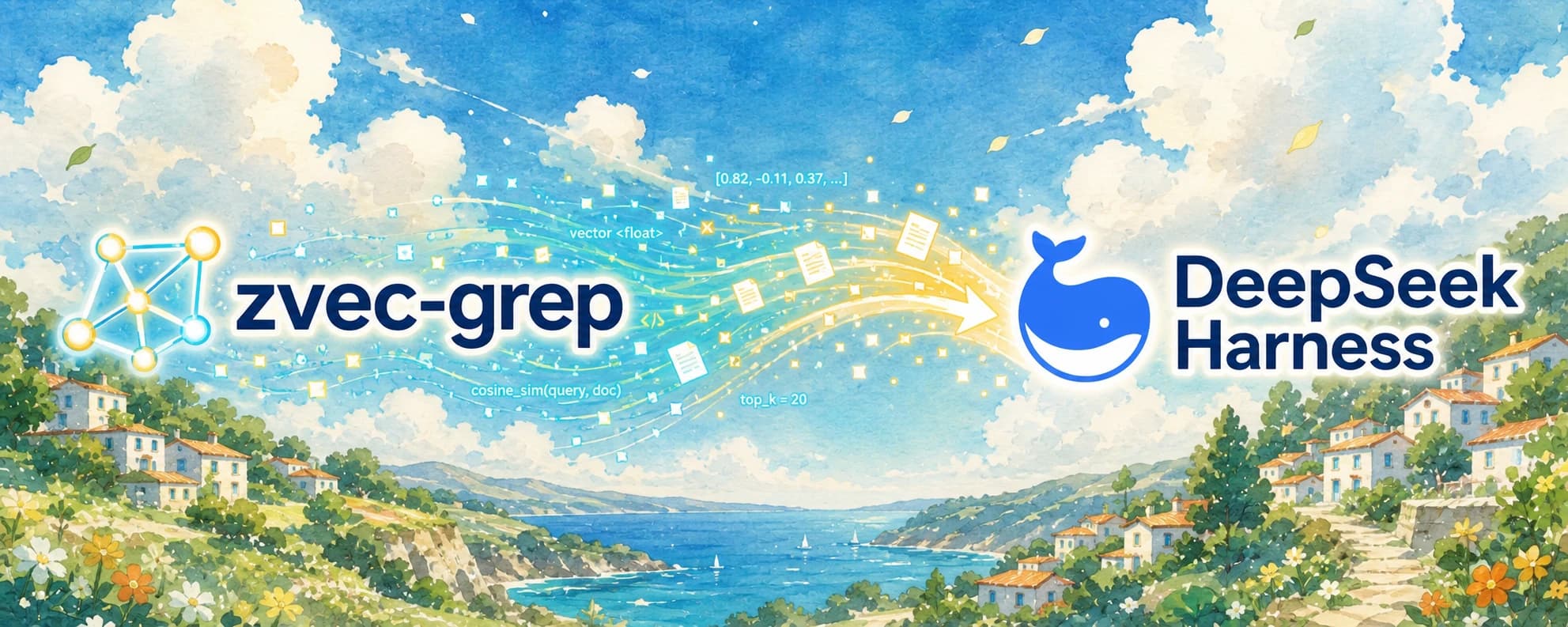 zvec-grep 接入 DeepSeek DSH