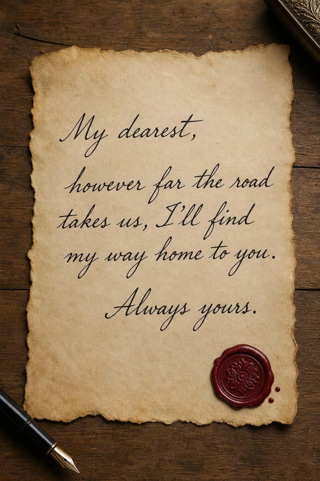 handwritten letter keepsake